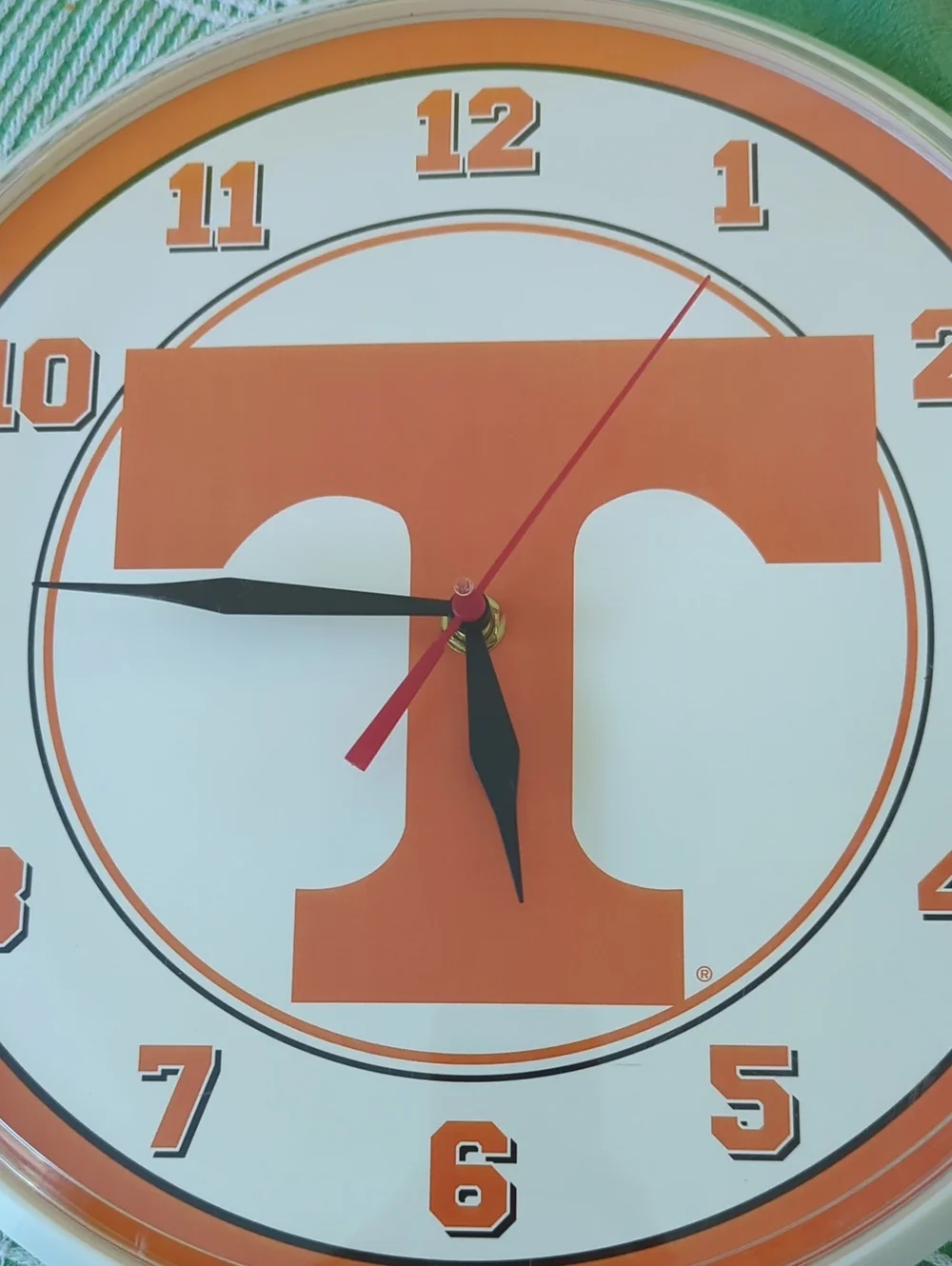 University Of Tennessee Wall Clock. Made In USA
